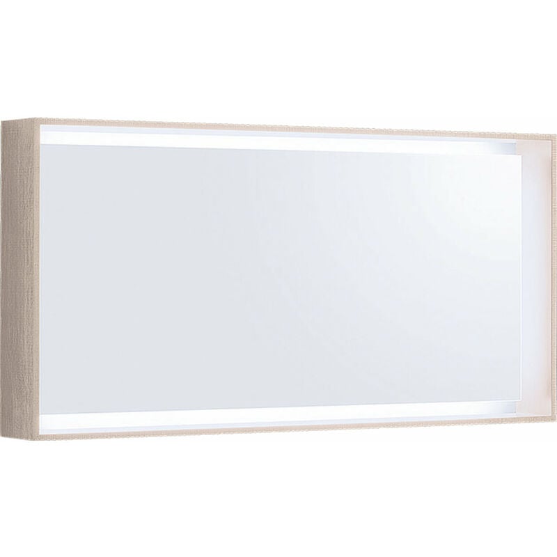 

Espejo de luz Geberit Citterio 500570JI1, 118,4x58,4x14cm, estructura de madera roble beige - 500.570.JI.1