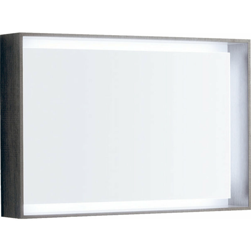 

Keramag - Espejo de luz Geberit Citterio 500572JJ1, 88,4x58,4x14cm, estructura de madera de roble marrón grisáceo - 500.572.JJ.1