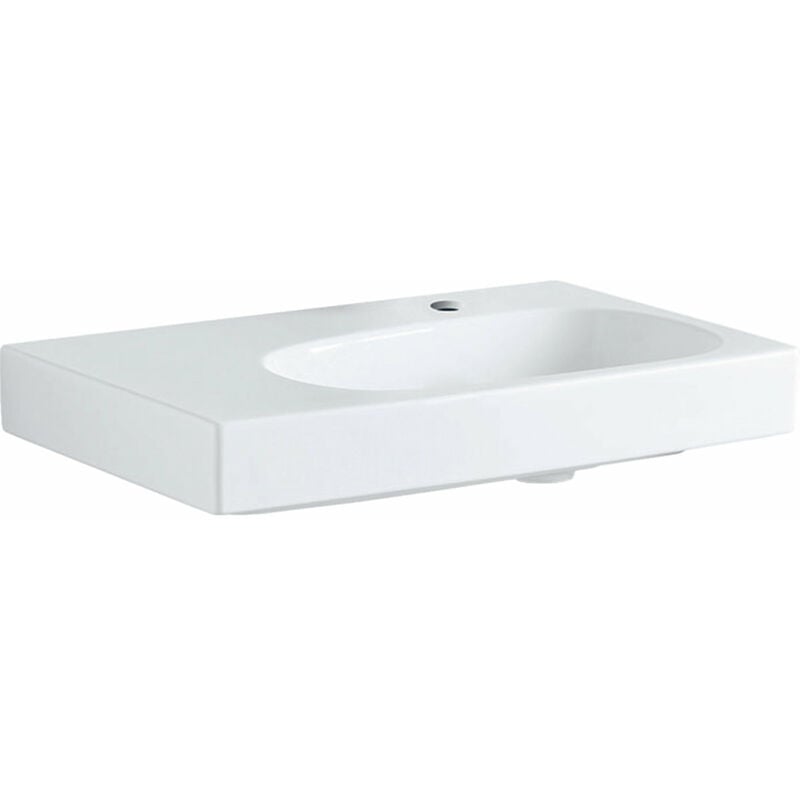 

Lavabo Citterio 500546011, sin desbordamiento, espacio libre en la estantería, 750x500mm, blanco con KeraTect - 500.546.01.1 - Keramag