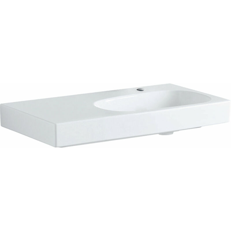 

Lavabo Citterio 500549011, espacio libre en la estantería, sin desbordamiento, 900x500mm, blanco con KeraTect - 500.549.01.1 - Keramag