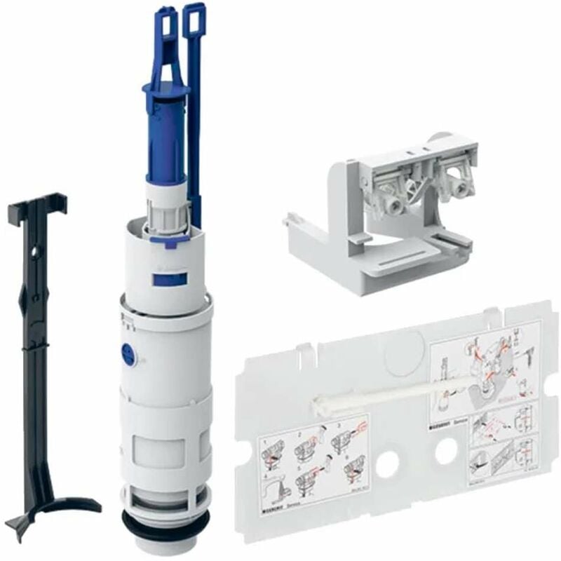 Geberit - Accessoires - Kit de transformation pour rinçage double touche, pour réservoir à encastrer 240.515.00.1