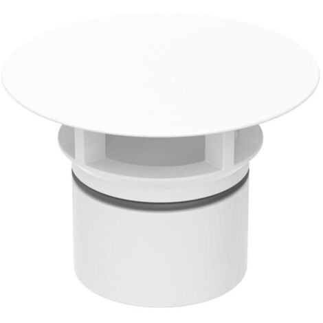 Geberit Clou Ventilabdeckung für Waschbeckenanschluss weiß, 241993111