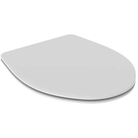 Geberit COLIBRI' sedile con fissaggio dal basso, senza chiusura ammortizzata, colore bianco finitura lucido 500.912.00.1