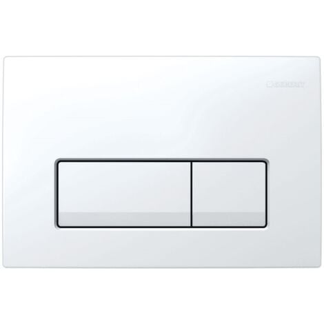 Geberit Concealed 115.105.11.5 Cistern Delta50 Dual Flush Plate White Alpine