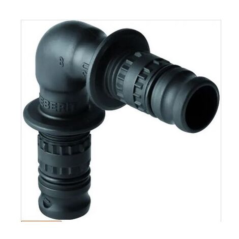 Geberit – Coude 90° non serti 622271005 – Ø 20mm – Laiton CW617N – Joint torique EPDM pour étanchéité – Applications plomberie variées