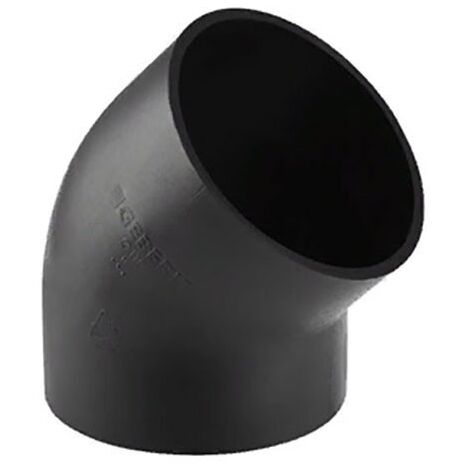 GEBERIT Curva 45° Pe-Hd ø63 mm a saldare 364.045.16.1 - -  GEBERIT - -