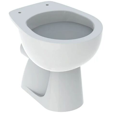 Geberit – Cuvette pour WC suspendu 36x47 cm – Finition blanc brillant – Fibre de verre – Déchargement horizontal – Installation au sol