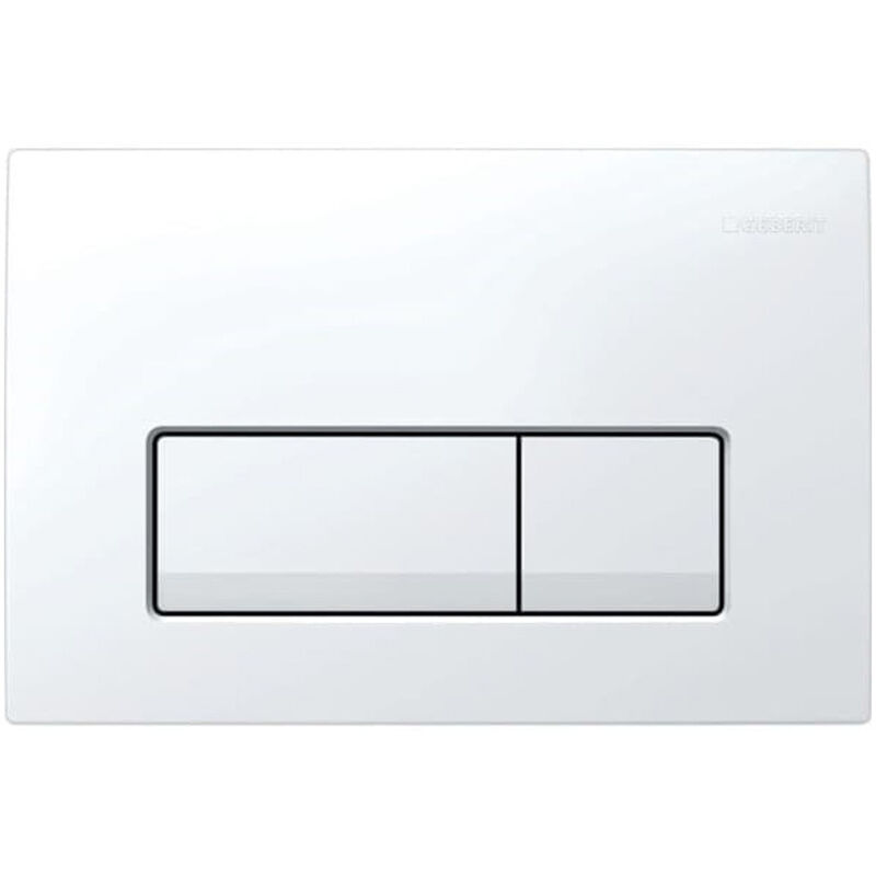 Delta 50 Flush plate for dual flush, alpine white (115.119.11.1) - Geberit