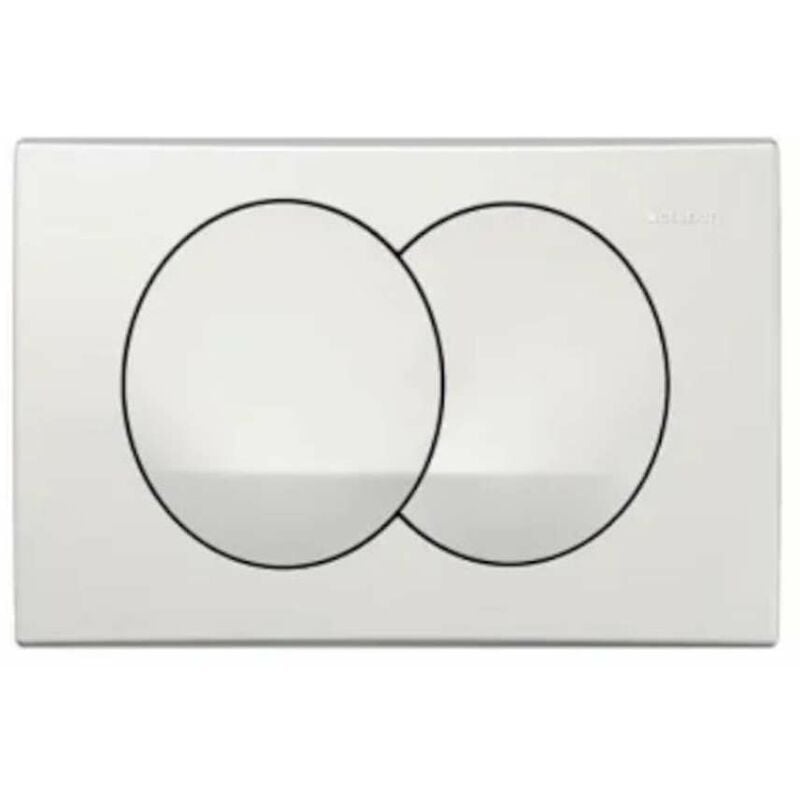 Delta - Plaque de déclenchement, blanc 115.100.11.5 - Geberit