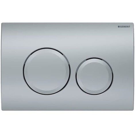 Geberit Delta20 Flush plate for dual flush, matt chrome (115.127.46.1)