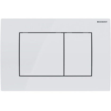 Geberit Delta30 Flush plate for dual flush, alpine white (115.137.11.1)