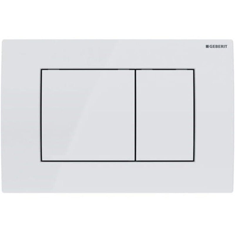 Geberit Delta30 plaque de déclenchement double touche, blanc alpin (115.137.11.1)