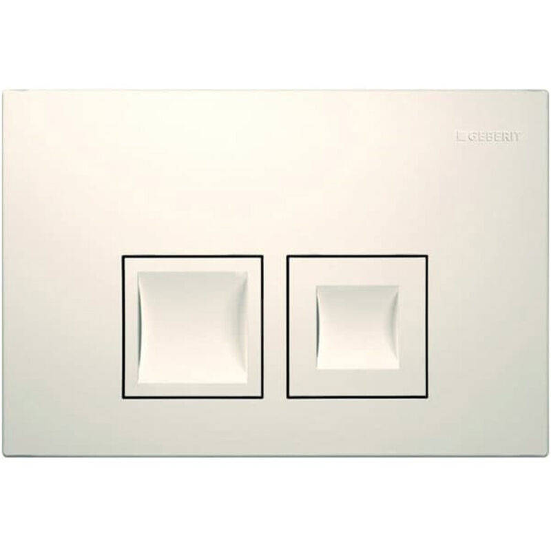Geberit Delta35 Flush plate for dual flush, alpine white (115.135.11.5)