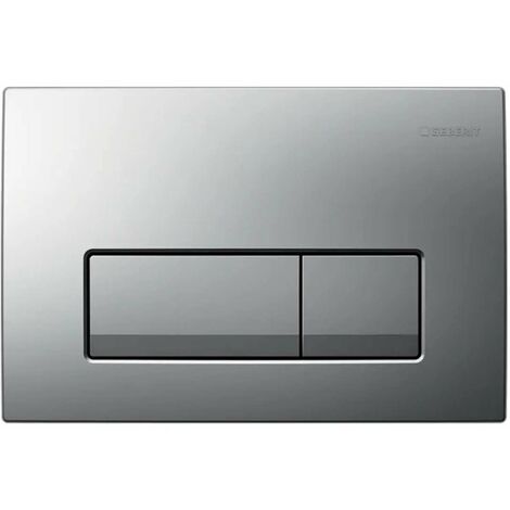 Geberit Delta50 - Plaque de déclenchement, chrome mat 115.119.46.1