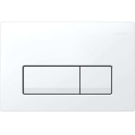 Geberit Delta50 Plaque de déclenchement pour rinçage à 2