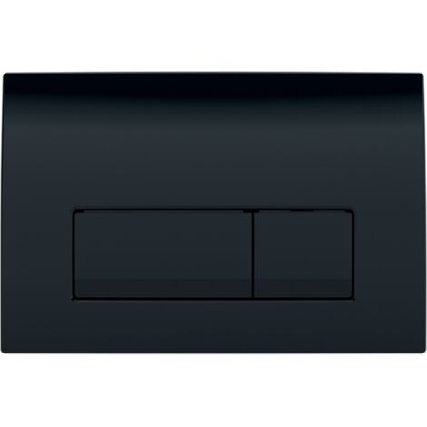 Geberit Delta50 - Pulsador de descarga, negro 115.119.DW.1