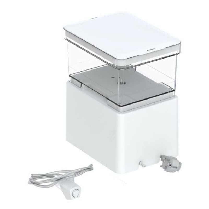 Geberit - Dispositif d'appoint pour wc AquaClean Cama - Technologie de douchette WhirlSpray - Réservoir d'eau transparent de 3 l - Fonctions et