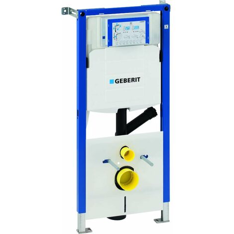 Geberit Duofix - Bâti-support pour WC suspendu, 112 cm, réservoir encastré Sigma 12 cm, pour extraction des odeurs 111.367.00.5