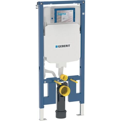Geberit Duofix Extraflaches Vorwandelement 114 cm UP720, platzsparend, mit 8 cm Sigma Unterputzspülkasten (111.796.00.1)