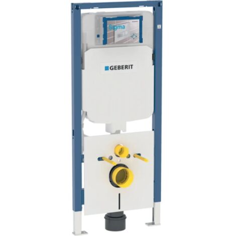 Geberit Duofix Modul für wandhängendes WC, 114 cm, mit Sigma 8 cm Spülkasten Geberit 111.795.00.1 Kunststoff