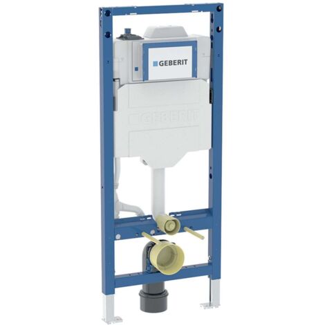 Geberit Duofix - Modulo di installazione per WC sospesi, con cassetta di risciacquo Sigma 12 cm, risciacquo igienico, altezza 1,2 m 111.058.00.2