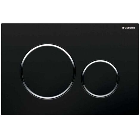 Geberit DUOFIX SIGMA 20 placca di comando WC cromo nero (115.882.KM.1)
