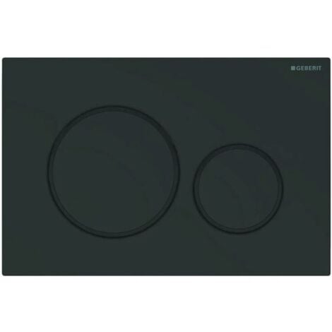 SJQKA DUOFIX Sigma 20 WC-Betätigungsplatte, Mattschwarz (115.882.16.1)