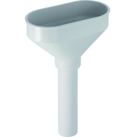 Geberit Entonnoir ovale d40 PP blanc 152378111