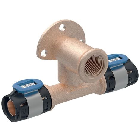 Geberit FlowFit Anschlusswinkel 620951001 Ø 20/20 mm, Rp 1/2, 36 mm, 90Grad, abgesetzt