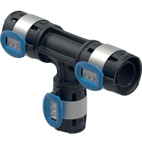 Geberit FlowFit Pièce en T 620102001 DN 20/15/15, Ø 25/20/20 mm, 11,9 cm, réduit