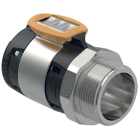 Geberit FlowFit Übergang 619705001 DN 50, Ø 63 mm, R 2, mit Außengewinde