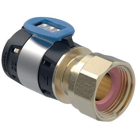 Geberit FlowFit Übergang 620642001 DN 20/25, Ø 25 mm, G 1, 7,3 cm, mit Überwurfmutter