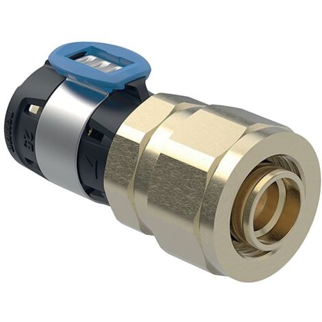 Geberit FlowFit Übergang 620730001 DN 12, Ø 16/16 mm, G 3/4, 7,8 cm, mit Verschraubung