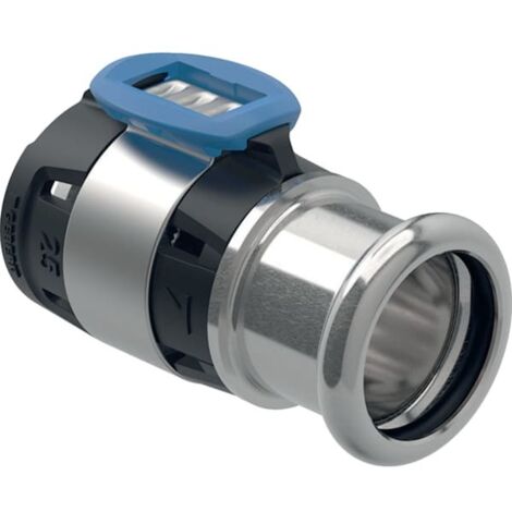 Geberit FlowFit Übergang auf Geberit Map mit Pressmuffe Edelstahl 20mm-d22