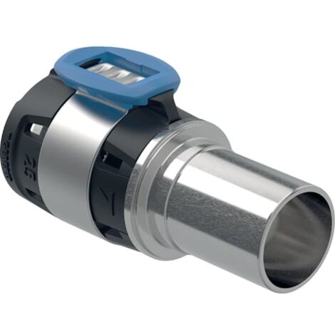 Geberit FlowFit Übergang auf Geberit Mapress, mit Einschubende d 32mm, d1 28mm, Edelstahl 1,4401