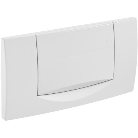 Geberit Flush plate 200F for stop-and-go flush, White alpine (115.222.11.1)