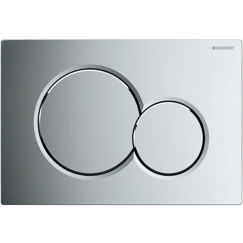 Sigma01 Dual Flush Plate - Gloss Chrome - Geberit