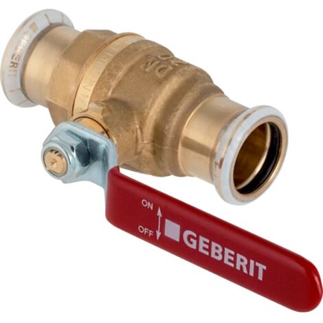 Geberit GE Mapress Aufputz-Absperrventil mit Betätigungsgriff d42mm 94927 94927