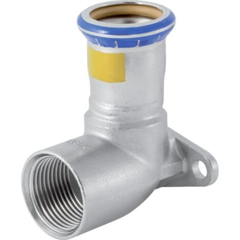 Geberit GE Mapress Edelst.Gas Deckenwinkel m. IG 90 Gr.Dm.22mmx1/2" 34139 34139
