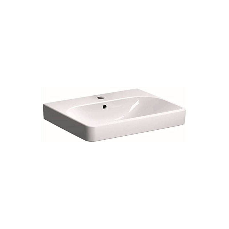 Geberit - lavebo 600X480 mm, avec trop-plein, trou pour robinetterie, blanc 500.229.01.1