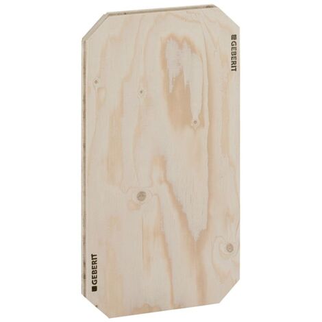 Geberit Gis Montageplatte 461035001 31 x 58 cm, universell, für Konsollasten, Holz