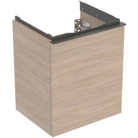 Geberit Handwaschbeckenunterschrank Acanto 1 Lade, Breite 45cm, Eiche / lava matt