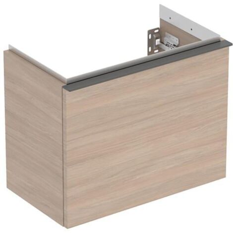 Geberit Handwaschbeckenunterschrank iCon 52x41,5x30,7cm, 1 Lade, Eiche/Gr. la. ma