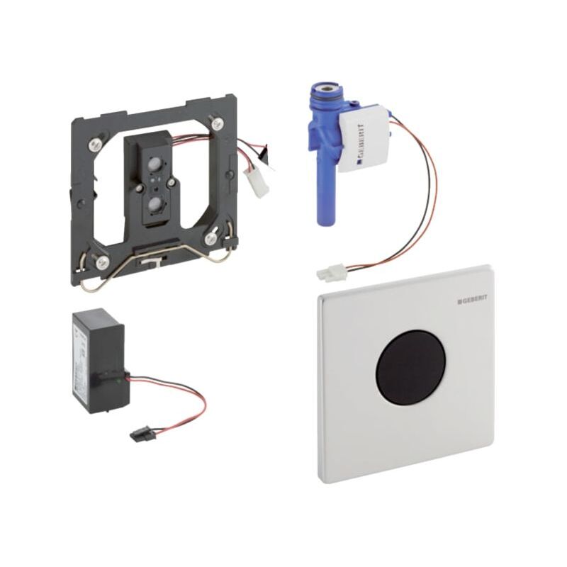 HyTronic urinal control Mambo 116023FW1 infrarouge sans contact / alimentation, acier inoxydable - Geberit