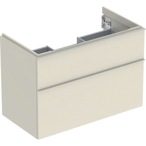 Geberit iCon armoire basse pour lavabo, 2 tiroirs, 88,8x61,5x47,6