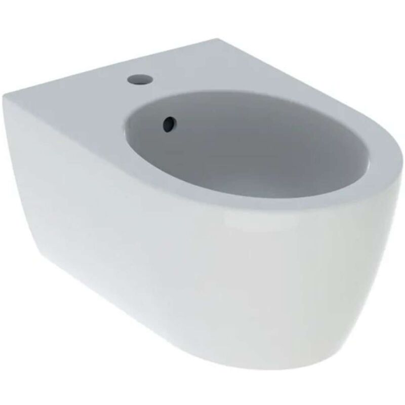 Geberit - iCon bidet mural avec trop-plein, forme fermée, blanc,