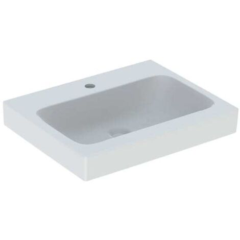 Geberit iCon lavabo 60x48,5cm blanc, 1 trou pour robinet, sans