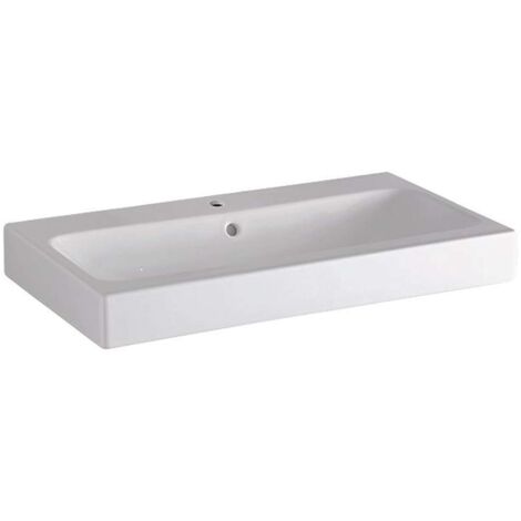 Geberit iCon lavabo à poser avec trou pour robinetterie,