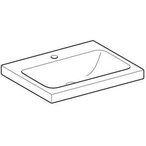 Geberit iCon Light Aufsatzwaschtisch, 60 cm x 48 cm, mit