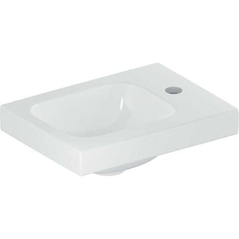 Geberit iCon Light Handwaschbecken, 38 cm x 28 cm, mit Hahnloch